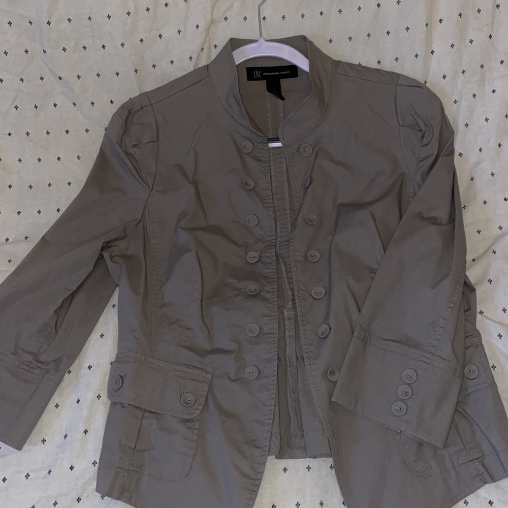 $10 INC buttoned jacket. Size: L